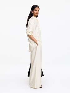 Silk Twill Shirt – Off-white – Women – ARKET WW