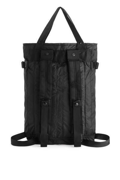 バックパック・リュック Noiago NOI1683 Packable Two Way Backpack Black NOI1683 packable two way backpack (black) - 노이아고 (NOIAGO)