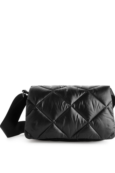 Quilted Crossbody Bag – Black – Women – ARKET DK