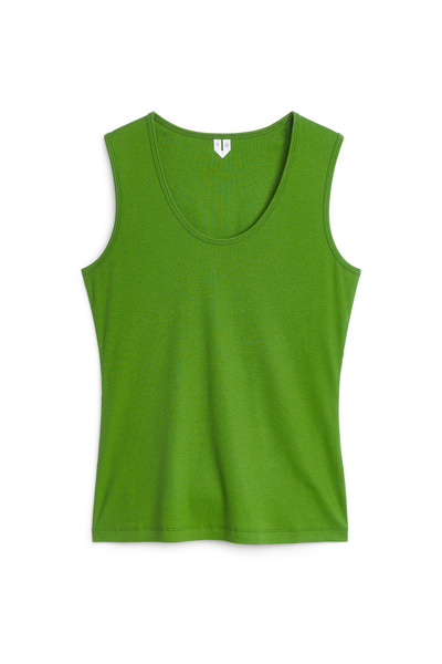 Rib Tank Top – Brown – ARKET GB