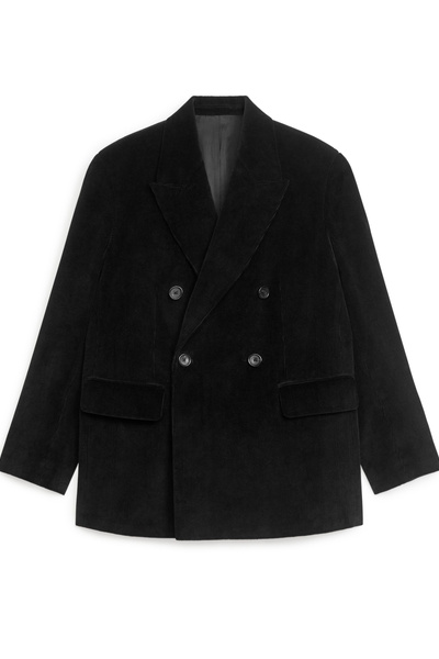 Lenore Black Corduroy Blazer main image 1