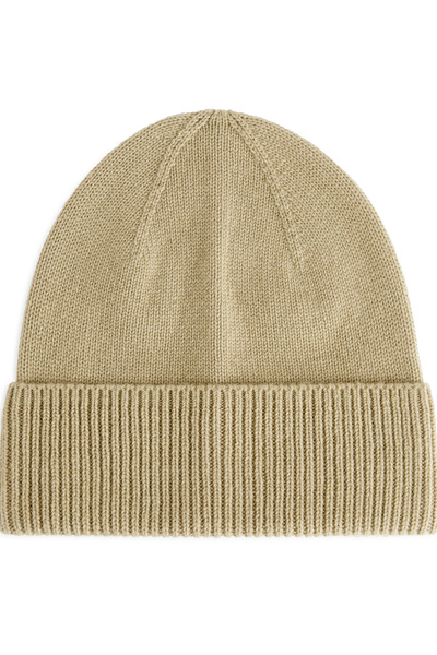 Gorro de lana merino – Beige – Children – ARKET ES