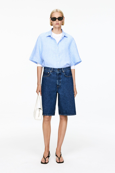 Emma Denim Shorts - Deep Blue