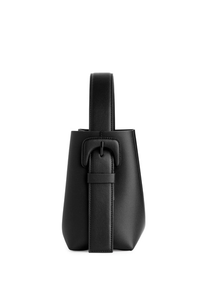 Leather Crossbody Bag – Black – Women – ARKET WW