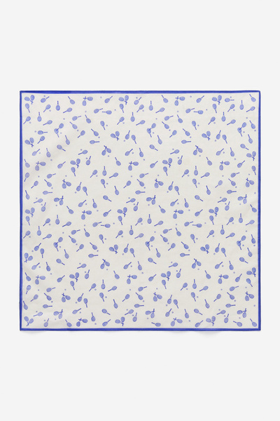 Bandana de algodón – Blanco roto/tenis – Children – ARKET ES