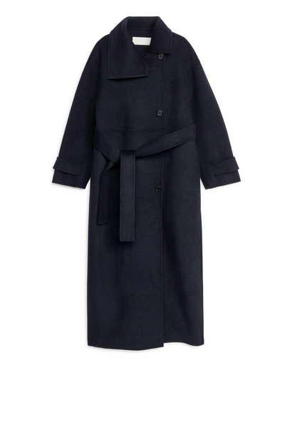 ジャケット・アウター yoke Wool Karsey Double Breasted YOKE / ヨーク | WOOL KARSEY SIDE OPEN BREASTED JACKET - Dark