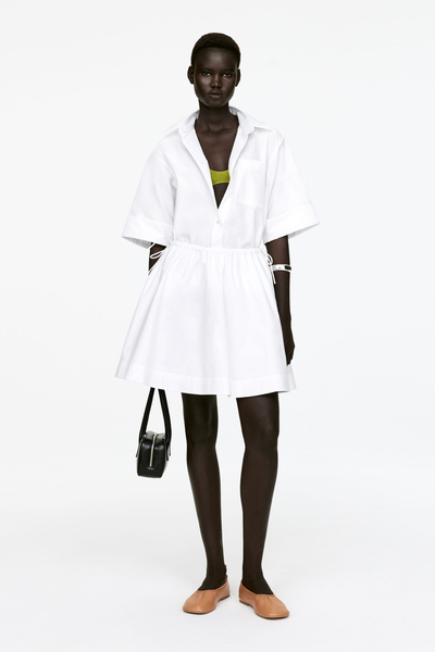 Minigonna in cotone – Bianco – Women – ARKET IT