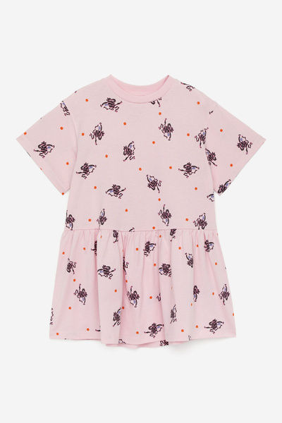 KIDS WRAP DRESS WITH FRILL LA BELLE main image 1
