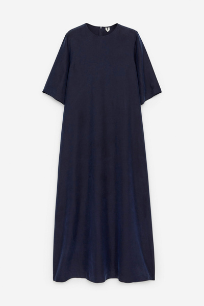 arket silk t shirt dress Silk T-Shirt Dress Dark Grey Women ARKET NL