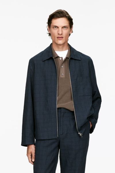 ジャケット・アウター former CAGE SEERSUCKER JACKET CAGE SEERSUCKER JACKET // BLACK PINSTRIPE – FORMER