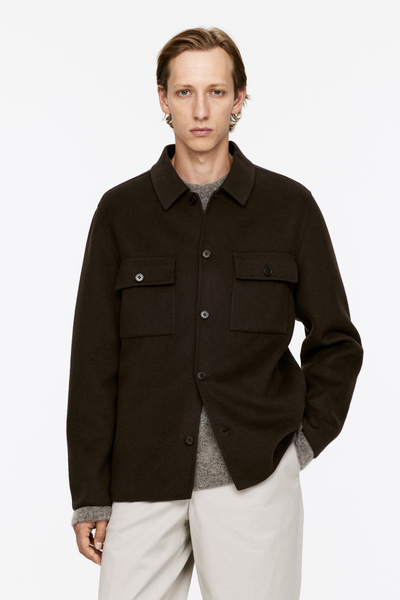 Hevò Men's Arpinova Modal Blend Shirt Brown