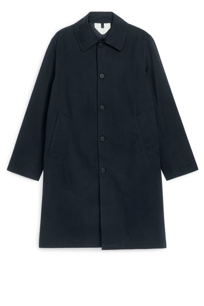 Car Coat – Dark Blue – Men – ARKET WW