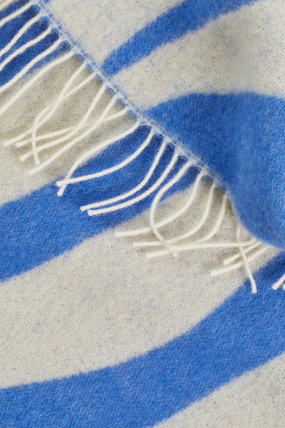 ARKET Klippan Blanket 青 Klippan Wool Blanket - Blue/Beige - ARKET