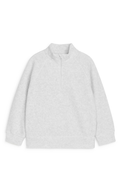 Sudadera de forro polar con media cremallera – ARKET ES