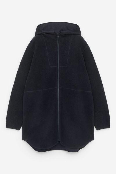 Fleece Zip Jacket – Dark Blue – Women – ARKET NL