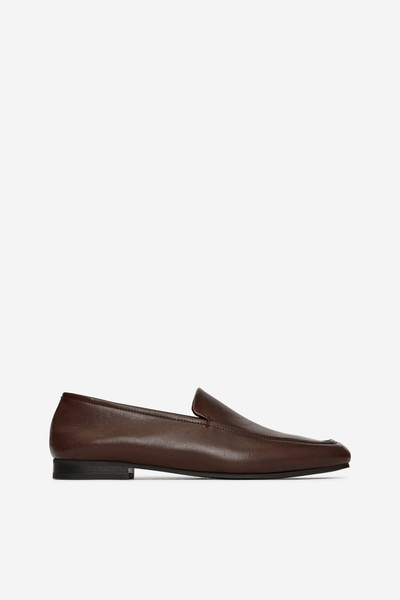 Arket Loafers Arket Black Leather Chunky Slip On Loafers UK EURO 38 UK Arket Loafers Arket Black Leather Chunky Slip On Loafers UK EURO 38 UK