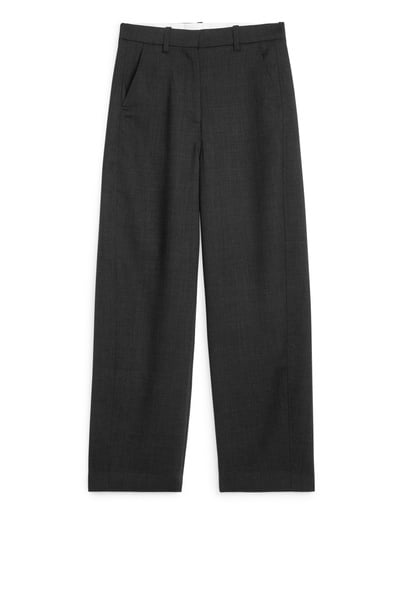 In Wear Brunilda Tapered Trouser, Dark Grey Melange