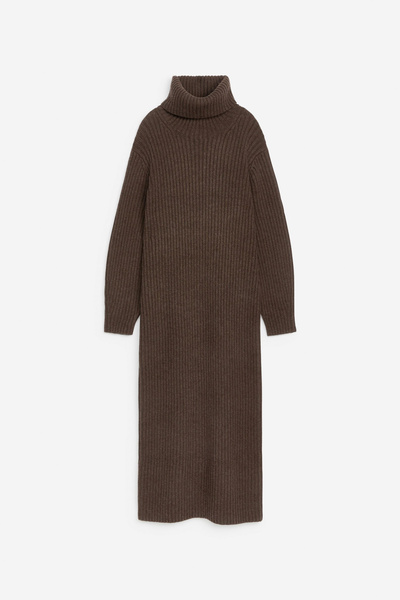 Nativa Wool Dress – Mole – Women – ARKET EU