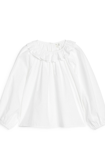 FRILL COLLARED BLOUSE IF THESE TILES COULD TALK