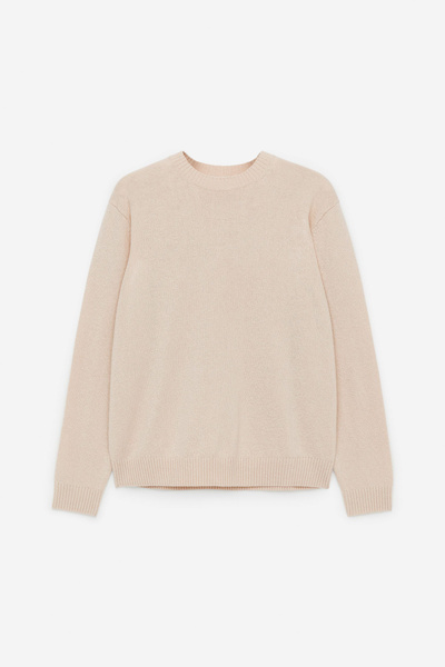 Pullover aus Wolle und Baumwolle – Cremeweiß – ARKET DE