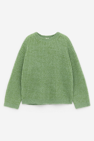 Wool-Mohair Blend Jumper – Green – Women – ARKET NL