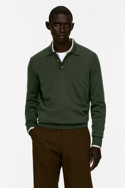 Pantalon en Laine Mérinos - Vert - 32 / 33 / Green