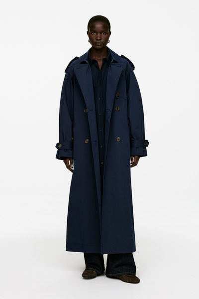 Dark Blue Trench Coat 19204