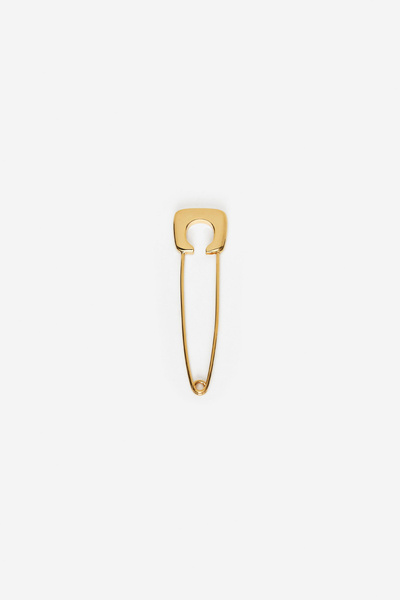 Tres Chic Golden Saftey Pin  Set of 2 Broach main image 0