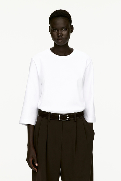 EIRA Heavyweight T-Shirt – White – Women – ARKET EU