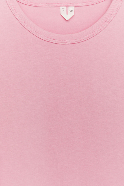 ARKET 売れ筋商品|||アーケット Tシャツ トップス レディース T-shirts Pink Midweight T-Shirt – Pink – Women – ARKET NO