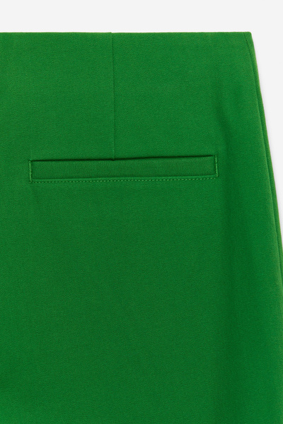Cropped Crease-Front Trousers – Green – Women – ARKET EU