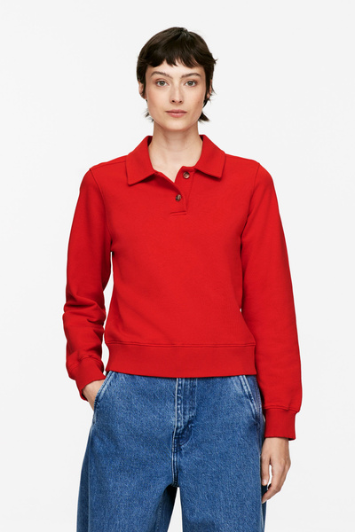 Polo de rizo francés – Rojo – Women – ARKET ES