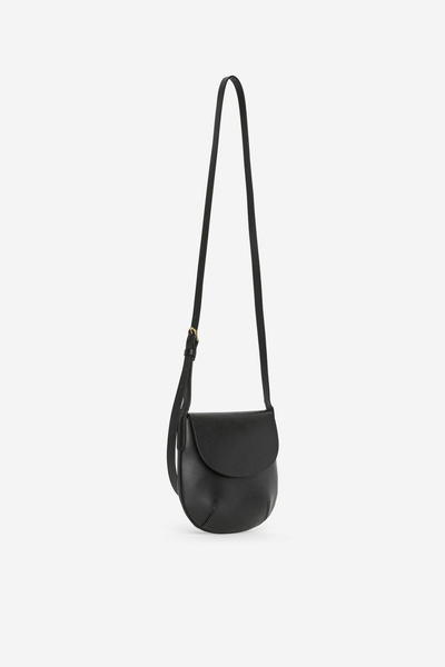 Leather Crossbody Bag – Black – Women – ARKET EU
