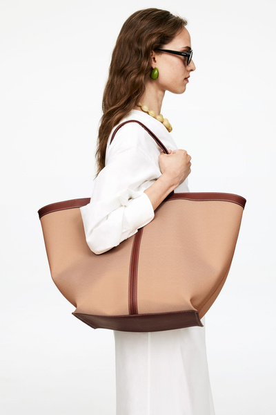 Canvas Tote Bag – Beige – Women – ARKET WW