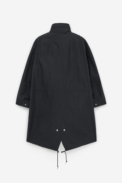 Nylon Fishtail Parka – Dark Grey – Women – ARKET NO