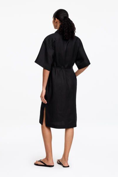 arket linen blend tunic dress ARKET Linen Tunic Dress