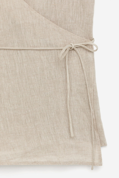 Linen Wrap Top Linen Wrap Top