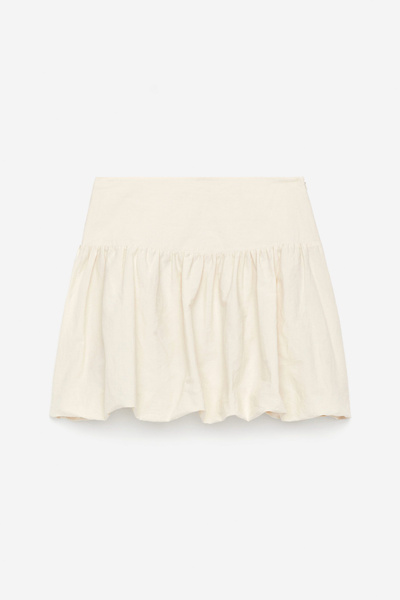 Balloon Mini Skirt – Off White – Women – ARKET GB