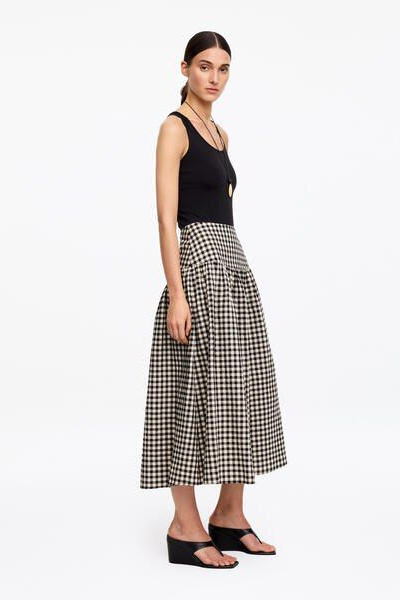 新品　BRIEFING WOMEN’S SEERSUCKER SKIRT S Seersucker Skirt – White/Black – Women – ARKET WW
