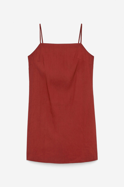 arket linen vest dress ARKET Linen Vest Dress