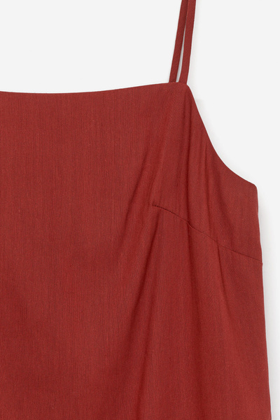 arket linen vest dress ARKET Linen Vest Dress