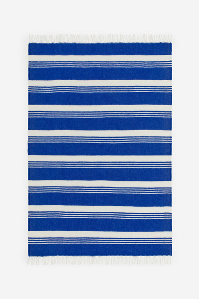 Klippan Wool Blanket – Blue/Off White – Homeware – ARKET EU