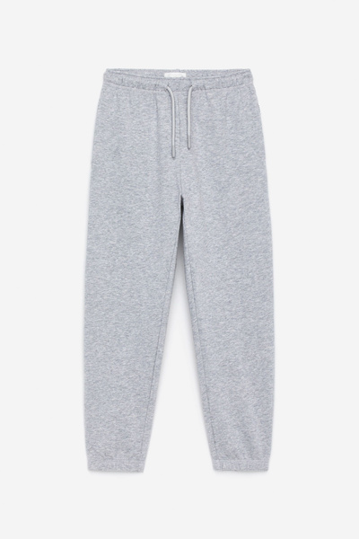 Pantalones deportivos de algodón – Gris jaspeado – ARKET ES