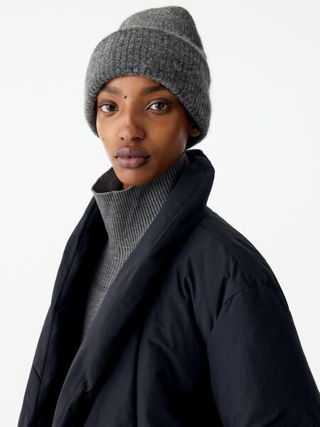 Alpaca-Wool Blend Beanie – Dusty Blue – ARKET NL