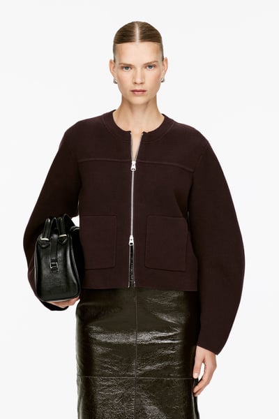 Jacke aus Baumwolle – Dunkelbraun – Damen – ARKET DE