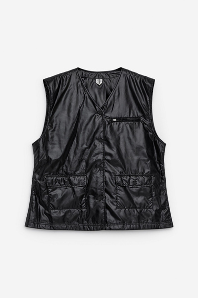 新品‼️Hunting Nylon Vest 【ブラック】 LEATHER RIDERS VEST / スウェードブラック