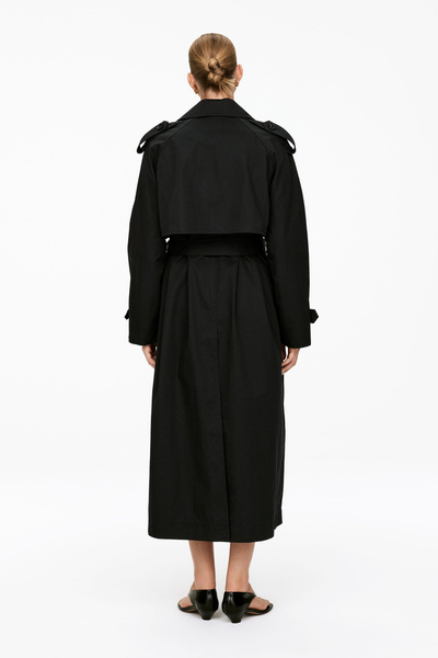 ジャケット・アウター INSILENCE Oversize Trench Coat BLACK MUSINSA | INSILENCE Oversize Trench Coat BLACK