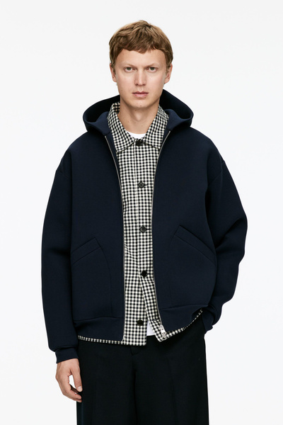 Scuba Zip Hoodie – Dark Blue – Men – ARKET GB