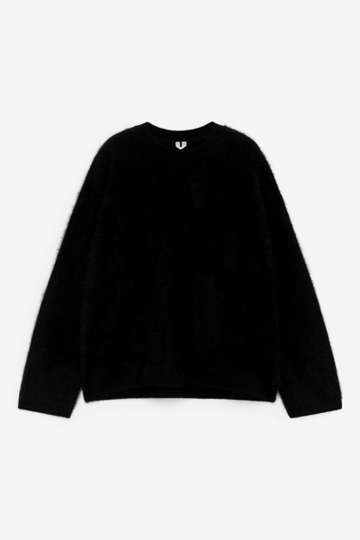 Pull en pur cachemire brossé​ – Black – Femme – ARKET FR