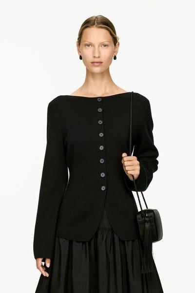 Merino Wool Cardigan – Black – Women – ARKET EU